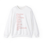 SkinCare Routine Crewneck Sweatshirt - SHOP LABeautyologist